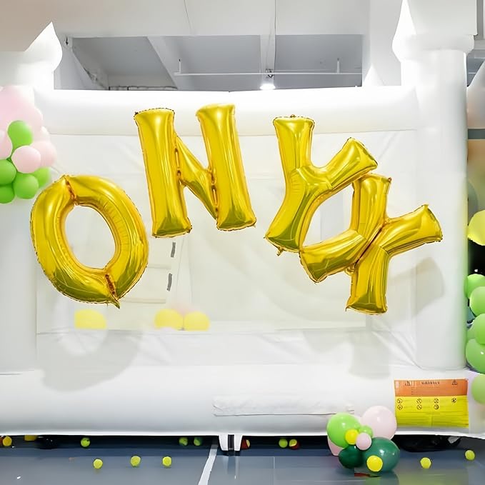 Large Custom Balloon Letters M, 40 Inch Helium Alphabet Word Balloons Decor, Big Self Inflating Foil A-Z Gold Letter Name Balloons for Boys Women Birthday Anniversary Party Decorations Supplies