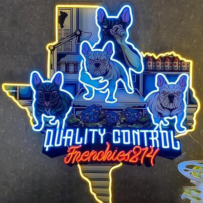 Custom Logo Neon Sign - Create Your Own Design! Customizable LED Light Sign with Multi-Color UV Printed Logo for Home, Bar, Business Wall Decor, and More - Upload Your Own Design