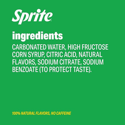 Sprite Lemon Lime Soda Soft Drinks, 7.5 fl oz, 10 Pack