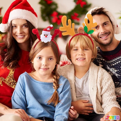 JOYIN 14 PCS Christmas Headbands with Different Designs Party Holiday Headbands for Kids Women Men Christmas Holiday Parties Favors (ONE Size FIT ALL)