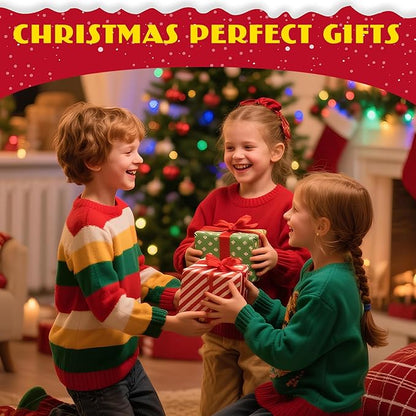 Christmas 2025 Sensory Fidget Boards, Stress Relief Maze Toys with Santa Claus, Gingerbread Man Christmas Tree, Anxiety Autistic ADHD Toy for Kid Toddler Boys Teens Girls Activity Gifts Party Favor 3+