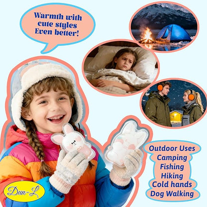 8 PCS Reusable Hand Warmers, Reusable Heat Packs，Cute Heating Pack, Hot Therapy Compress, Reusabl Heating Pad for Pain Relief and Camping, Outdoor & Portable