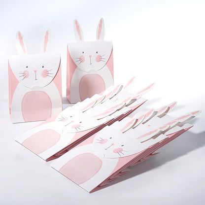 Cheerland Bunny Gift Bags Easter Bag Bunny Birthday Becorations Rabbit Goodie bag Some Bunny is One Party Decoration Easter Treat Party Favors Bags Decor Tea Party Supplies