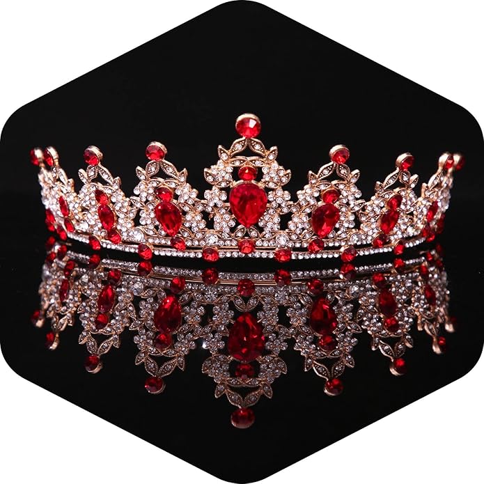 Crystal Tiaras and Crowns for Women - Wedding and Birthday Party Princess Crown Hair Accessories For Wedding, Prom, Pageant Celebration Party A3
