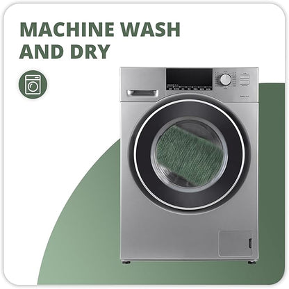 Bath Mat,Ultra Thin Bathroom Rugs,Rubber Bath Mats for Bathroom,No Slip Bath Rugs,Quick Dry,Machine Washable,Low Pile,Absorbent,Shower Outside,Sink,Home Decor Accessories.Green,2'x3'(24x36inch)