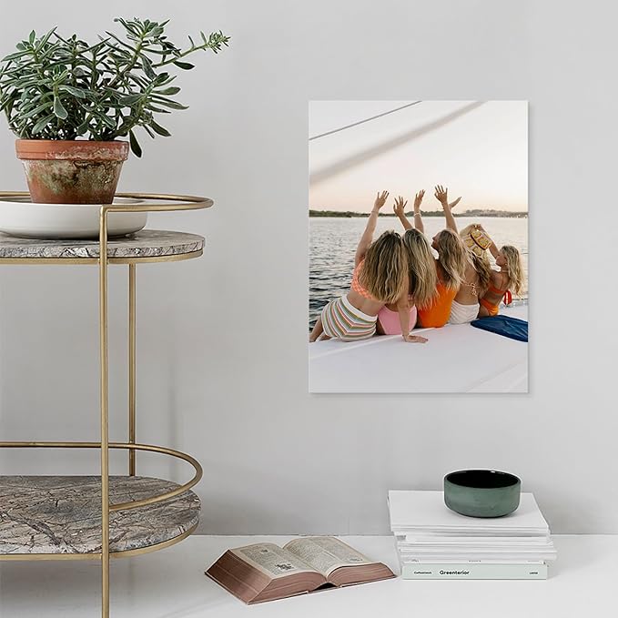 DBLAKI Personalized Custom Canvas Prints - Custom Framed Canvas Prints With Your Photos,Printed Photo To Canvas Wall Art Ideal for Home Decor Gifts Keepsakes 18" x24"