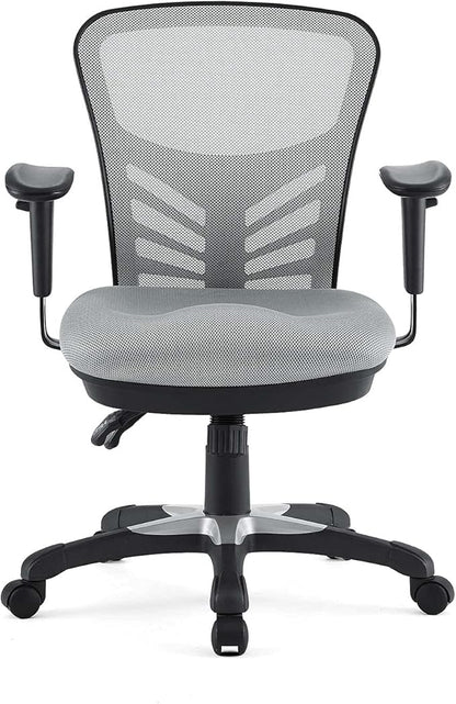 Modway EEI-757-GRY Articulate Ergonomic Mesh Office Chair in Gray