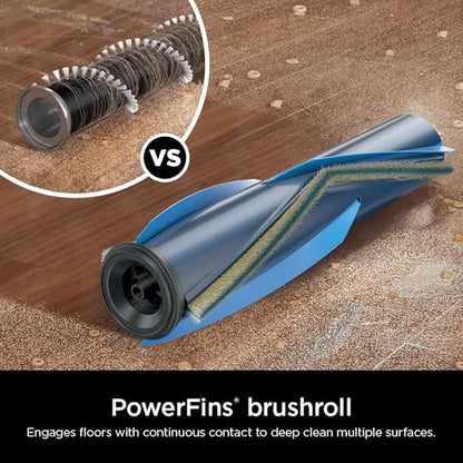 Shark PowerPro Flex Reveal Plus Cordless Vacuum, FloorDetect & Dirt-Reveal Technology, HEPA Filter, for Carpets & Hard Floors, Up to 50-Minute Runtime, Powerful Pet Hair Pickup, Java, IZ382H