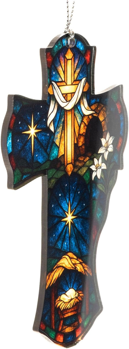 Christmas Ornament 2025 - Nativity Christmas Ornaments - Regilious Christian Gifts for Women | Men - Christian Christmas Ornaments - Easter Decor - Christmas Decor Xmas Tree Decoration