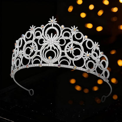 Stellar Crown for Women & Princess Tiaras, Wicth Merch Hat Accessories for Halloween, Bubble Headpiece for Women Party Dress Outfits