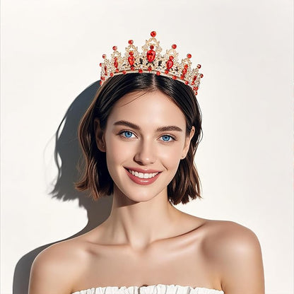 tiaras and crowns for women queen crowns for Women and Girls Crystal Princess Tiaras Rhinestone Tiaras For Wedding Bridal Birthday Prom Pageant Party
