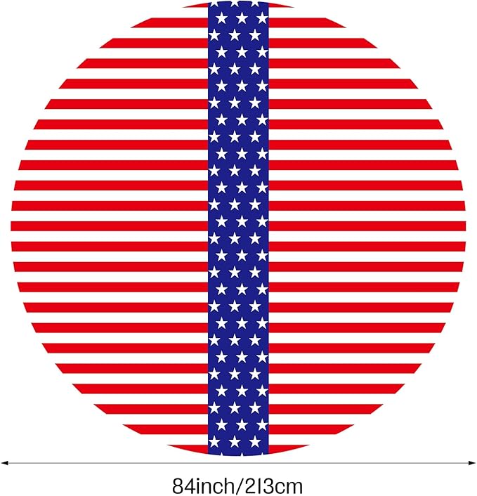 Oudain 12 Pcs Veteran Day Tablecloth 84 Inch Plastic American Flag Tablecloths Disposable 4th of July Table Cover for Veterans Memorial Independence Day Patriotic Party Supplies (Star Stripe)