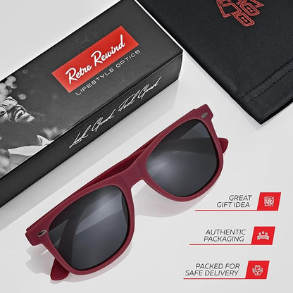 Retro Rewind Polarized Sunglasses for Men and Women - UV Protection Classic Sun Glasses