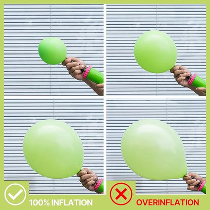 PartyWoo Lime Green Balloons 50 pcs 5 Inch Small Mini Neon Yellowish Light Green Latex Balloons for Graduation Halloween Safari Summer Weddings Baby Showers Birthday Party Decorations Green-Y6