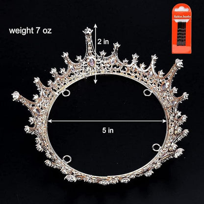AOPRIE Crown for Women Gold Queen Crowns and Tiaras for Girls Hair Accessories for Birthday Wedding Prom Bridal Party Pageant Photography Costume Halloween Christmas Gifts…