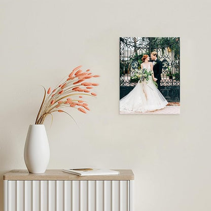 DBLAKI Personalized Custom Canvas Prints - Custom Framed Canvas Prints With Your Photos,Printed Photo To Canvas Wall Art Ideal for Home Decor Gifts Keepsakes 11" x14"