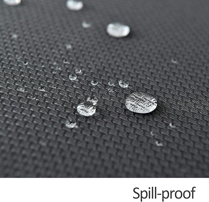 maxmill Textured Tablecloth Stain Resistant Waterproof and Wrinkle Resistant Washable Table Cloth, Fabric Table Cover for Dining Room and Outdoor Use, Rectangle 60 x 120 Inch, Charcoal