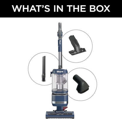 Shark Navigator Lift-Away ADV Upright Vacuum with HEPA Filter, Powerful Pet Hair Pickup, Advanced Swivel Steering, Lightweight Versatility, For Carpets & Hard Floors, Blue Jean, LA301
