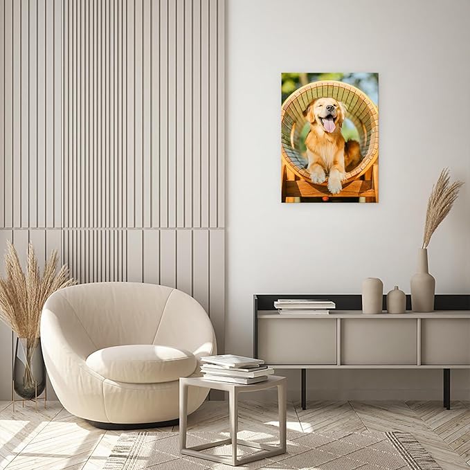 DBLAKI Personalized Custom Canvas Prints - Custom Framed Canvas Prints With Your Photos,Printed Photo To Canvas Wall Art Ideal for Home Decor Gifts Keepsakes 24" x30"