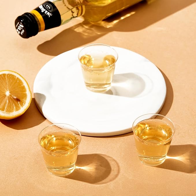 1 OZ 500 Pack Plastic Shot Glasses, Disposable Cups, 1 Ounce Tasting Cups Party Cups Perfect for Whiskey, Wine Tasting, Food Samples, and Parties