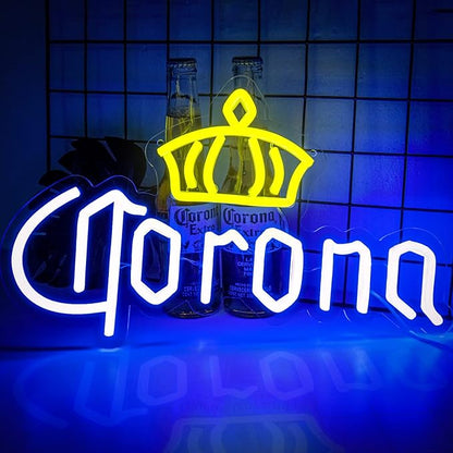 Beer Neon Sign for Wall Decor Bar LED Light Sign for Man Cave Bedroom Home Bar Pub Store Bistro Restaurant Party Club Birthday Gifts Wall Art Size15.8 * 9.7inch(ZLD007)
