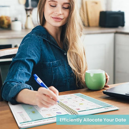 Monthly Planner 2026-2027, 2 Year Months Calendar Planner 2026-2027, Runs from January 2026 - Decembe 2027, 7" x 10", 24 Months, Perfect for School Office Home Planning - Aquamarine