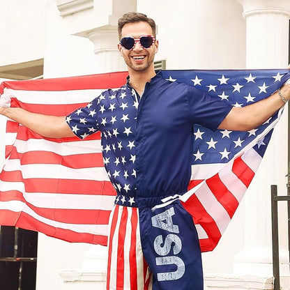 Eyegla Bulk American Sunglasses USA Flag Sunglasses Patriotic Glasses 4th of July Party Supplies-10/20Pack