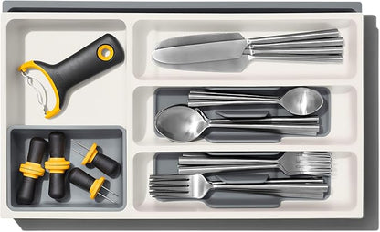 OXO Good Grips Kitchen Drawer, Expandable Utensil Organizer, White