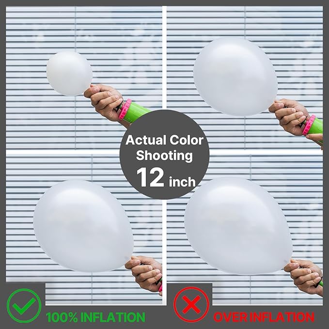 PartyWoo Pearl White Balloons 155pcs Different Sizes Pack of 18 12 10 5 Inch Metallic White Latex Balloon Arch Kit Garland for Wedding Graduation Baby Shower Birthday Party Decorations White-Z30