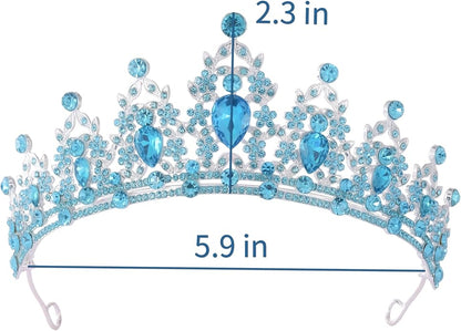 tiaras and crowns for women queen crowns for Women and Girls Crystal Princess Tiaras Rhinestone Tiaras For Wedding Bridal Birthday Prom Pageant Party