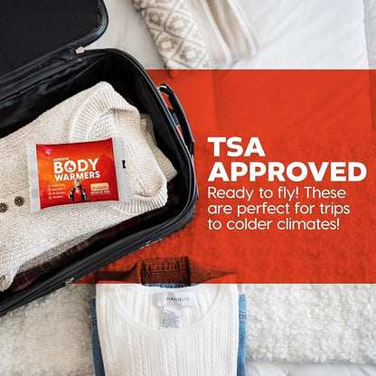 IRIS USA Hand Warmers, Regular/Large/Jumbo, 30/60 Individual Warmers, Regular/Adhesive Body Warmers Up to 10/12/18 Hours Disposable Handwarmer Bulk for Hot Hands Feet Chest Back, TSA-Approved, Camping