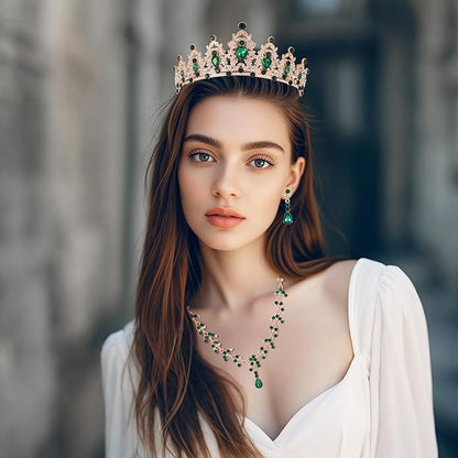Crystal Tiaras and Crowns for Women - Wedding and Birthday Party Princess Crown Hair Accessories For Wedding, Prom, Pageant Celebration Party A3