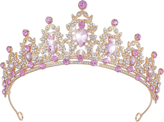 Kamirola - Queen Crown and Tiaras Princess Crown for Women and Girls Crystal Headbands for Bridal, Princess for Wedding and Party（01）