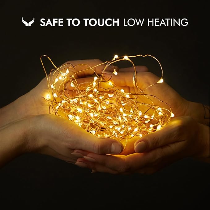 12 Pack Fairy Lights Battery Operated String Lights，7FT 20LED Waterproof Silver Wire Christmas Lights Outdoor,Firefly Mini Lights for Bedroom Party Birthday Wedding Indoor Decorations Home Decor