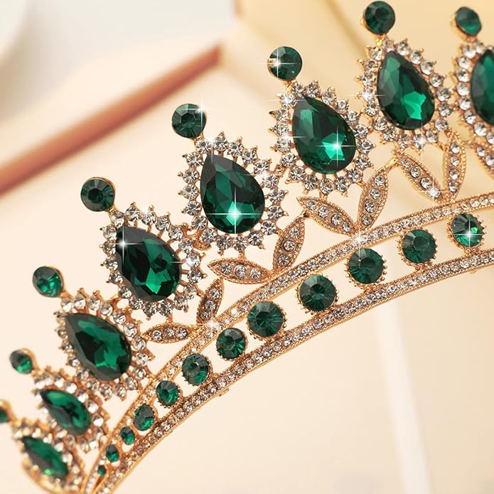 Kamirola Tiaras Princess Crown for Women and Girls Crystal Headbands for Bridal, Princess for Wedding and Party(TR21)