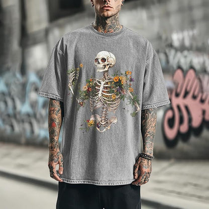 Mens Dragon Grpahic T-Shirts Short Sleeve 100% Cotton Crewneck Big and Tall Outdoor Summer Quick Dry Undershirts