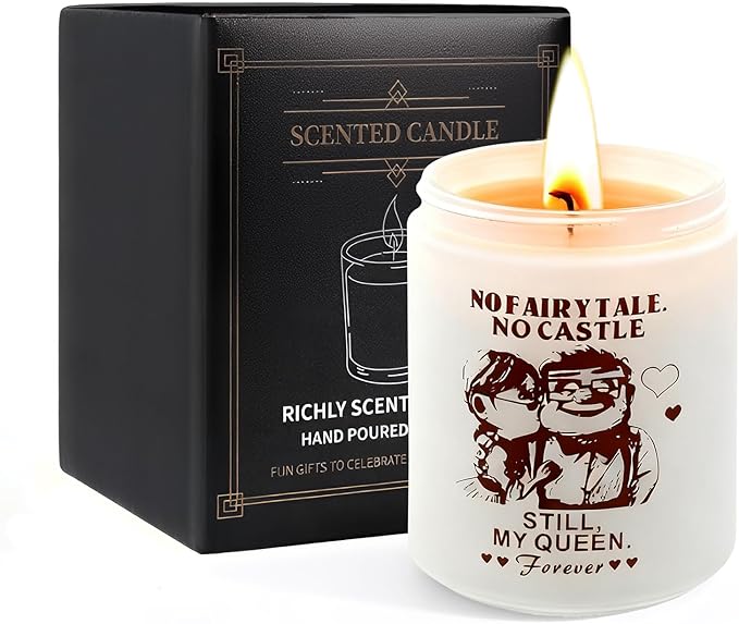 Anniversary Birthday Candle Gift for Her Wife Gifts from Husband(Rose Scented)