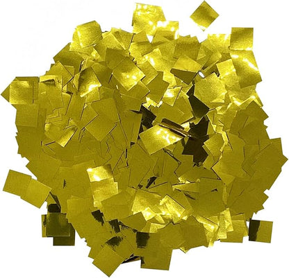 Ultimate Confetti, Fluttering Gold Mylar Shiny Foil Metallic Confetti Squares - Lightweight and Slow-Falling Party Confetti for Cannon and Launcher Use - Best for Celebrations - 1 lb, 16 oz