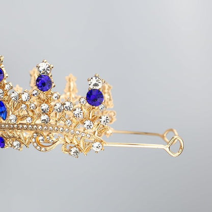 Tiaras and Crowns for Women Crystal Princess Tiaras Rhinestone Queen Crowns For Wedding Bridal Birthday Prom Pageant Party (Tiara 100)