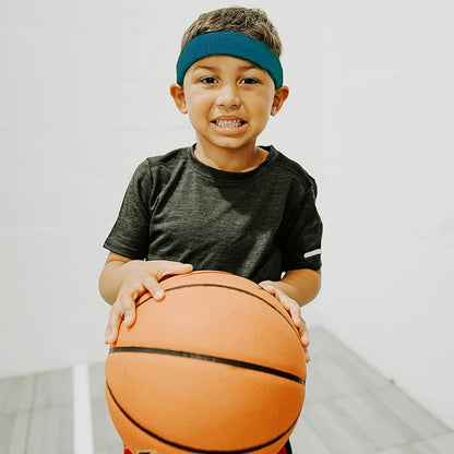 Suddora Toddlers Headbands, Sports Sweatbands for Kids, Non-Slip and Lightweight Fabric Bands for Youth Basketball, Soccer, and Tennis, Moisture-Wicking Bands for Cosplay & Costumes