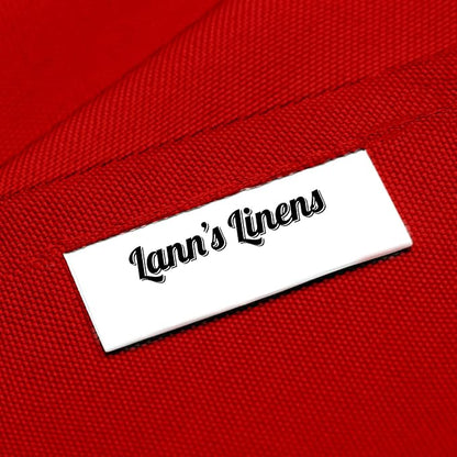 Lann's Linens - 10 Premium 70" Round Tablecloths for Wedding/Banquet/Restaurant - Polyester Fabric Table Cloths - Red