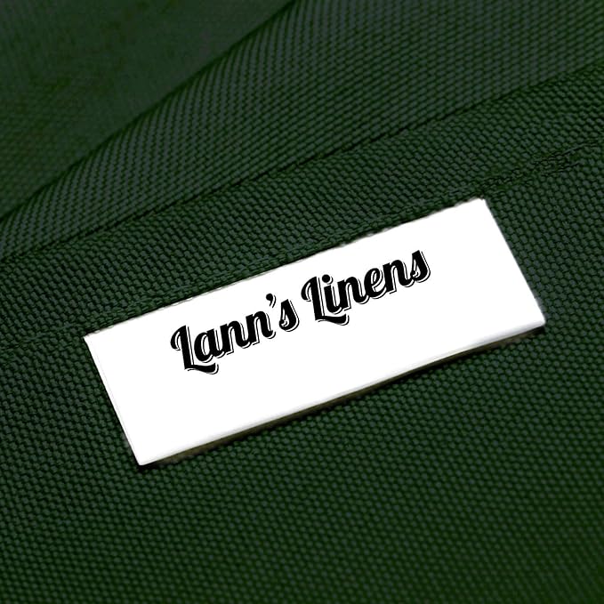 Lann's Linens - 10 Premium 120" Round Tablecloths for Wedding/Banquet/Restaurant - Polyester Fabric Table Cloths - Hunter Green