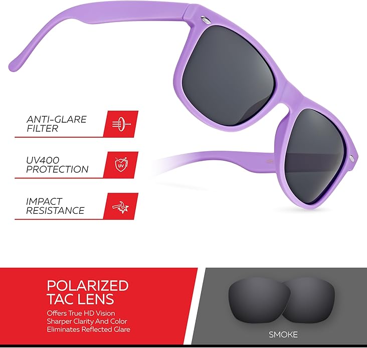 Retro Rewind Polarized Sunglasses for Men and Women - UV Protection Classic Sun Glasses