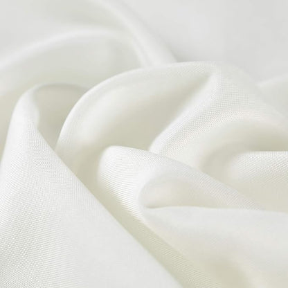 Cloth Napkins 17x17 inch Washable Polyester Dinner Napkins Soft Table Napkins for Wedding Party Dining Banquet(Ivory,25PCS)