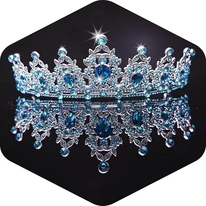 Kamirola - Queen Crown and Tiaras Princess Crown for Women and Girls Crystal Headbands for Bridal, Princess for Wedding and Party（01）