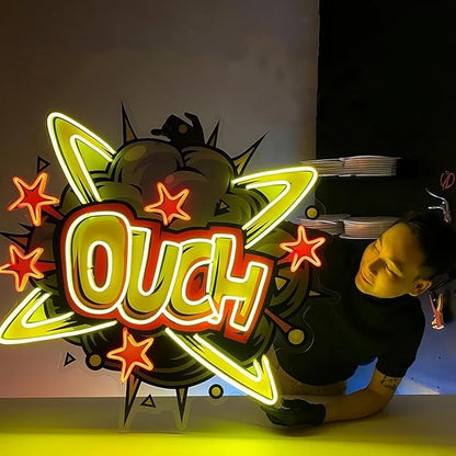 Custom Logo Neon Sign - Create Your Own Design! Customizable LED Light Sign with Multi-Color UV Printed Logo for Home, Bar, Business Wall Decor, and More - Upload Your Own Design