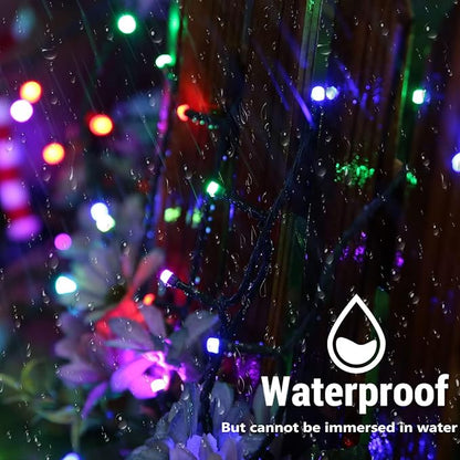Joomer Color Changing Christmas String Lights,164FT 500 LED RGB LED String Lights Outdoor Fairy Twinkle Tree Light with Remote Timer Plug in for Room Indoor Wedding Party Christmas Decorations