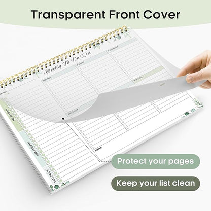 Taja 6 Pack of Weekly To Do List Notepad with 52 Undated Sheets（8.5"×11"）- Weekly Desk Planner for Women & Man, Work and Home - 6 Pack Multi