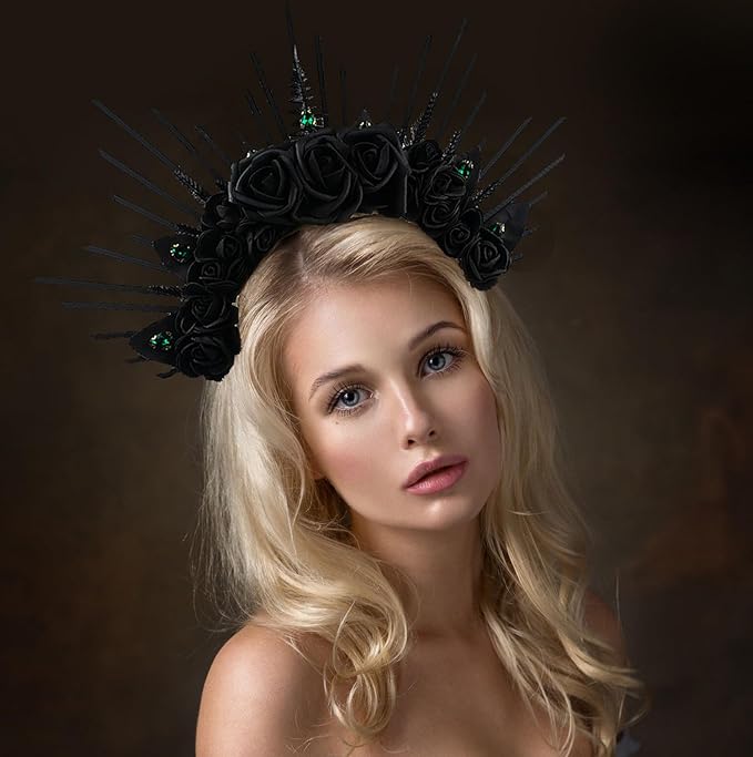 Bubbmi Women Halo Goddess Headband Costume Masquerade Headwear