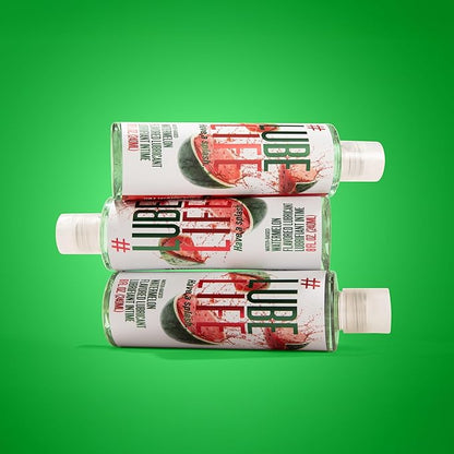 LubeLife Water-Based Watermelon Flavored Lubricant, Personal Lube for Men, Women and Couples, Made Without Added Sugar, 8 Fl Oz